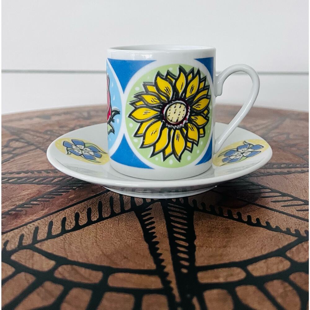 The Three Snails Ceramic Cup/Mug & Saucer Espresso Demitasse